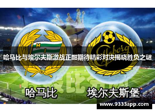 哈马比与埃尔夫斯激战正酣期待精彩对决揭晓胜负之谜